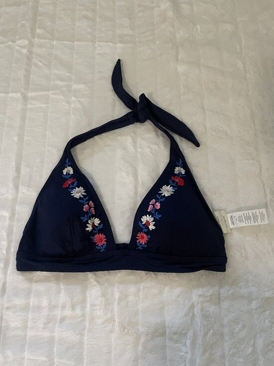 Other - Kate Spade Navy blue halter bikini top